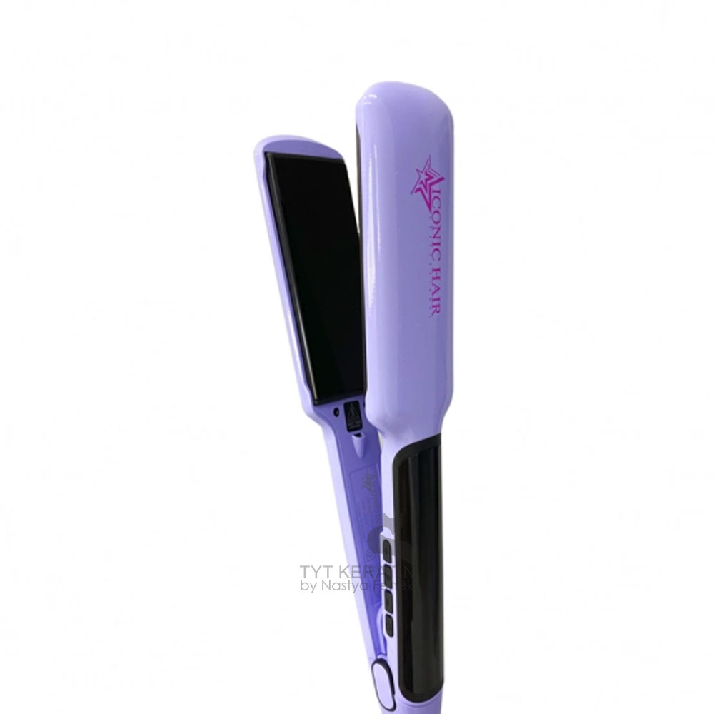 Утюжок плойка Iconic Hair титановые пластины