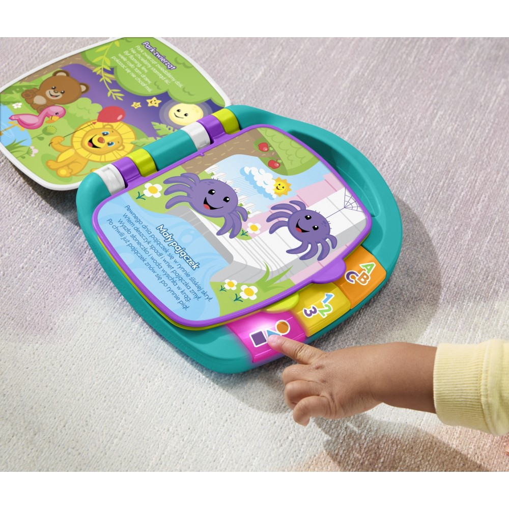 Fisher Price JMM57 — Музыкальная развивающая книжка Fisher-Price со стишками — фото 7
