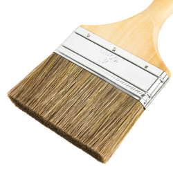 Кисть плоская "Евро" 4", смешанная щетина, деревянная ручка MTX