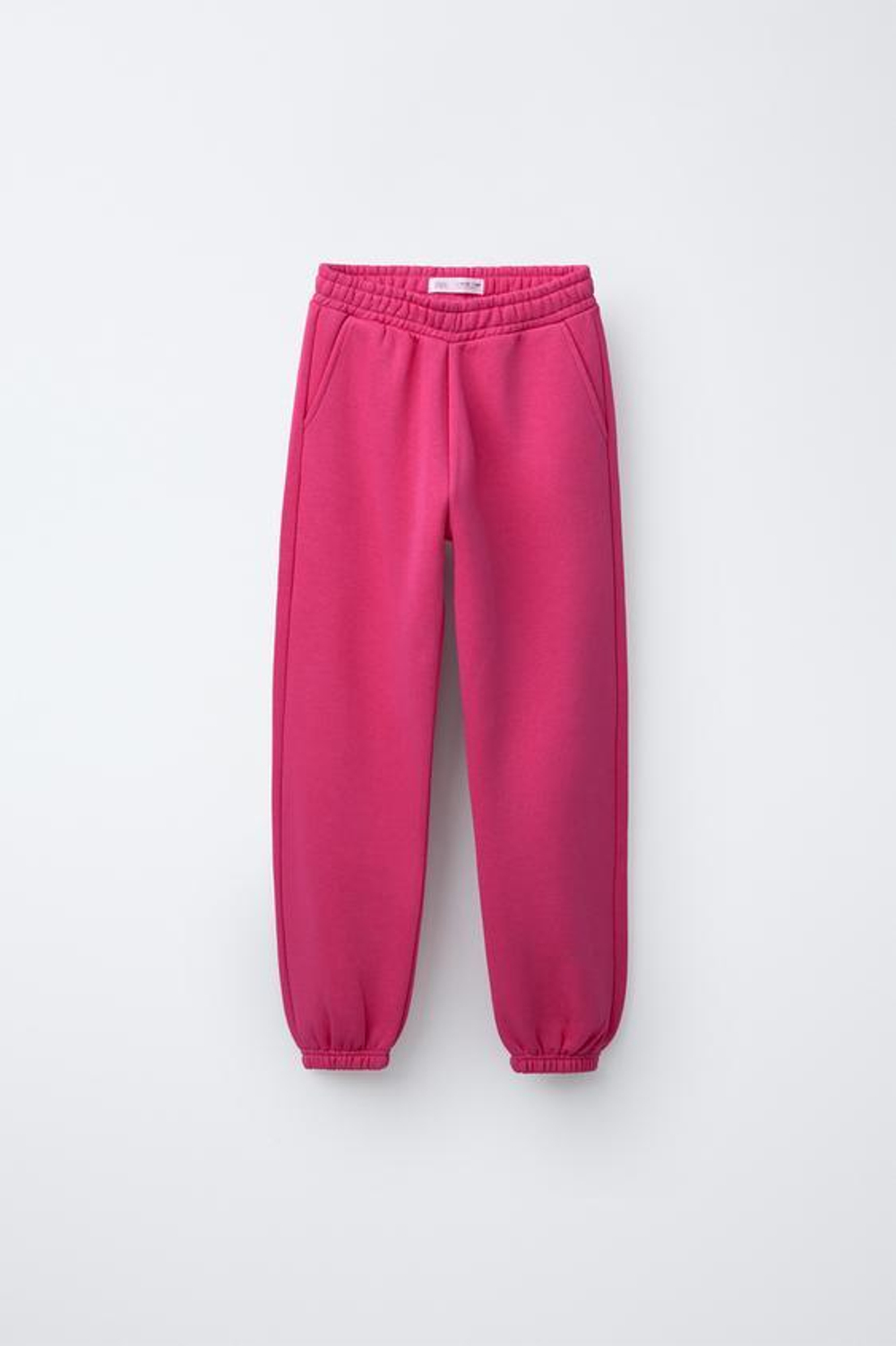 ZARA БРЮКИ-ДЖОГГЕРЫ ИЗ МЯГКОЙ ТКАНИ, ЦВЕТ ФУКСИИ