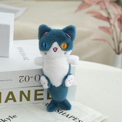 Мягкий брелок "кот-акула " 20см