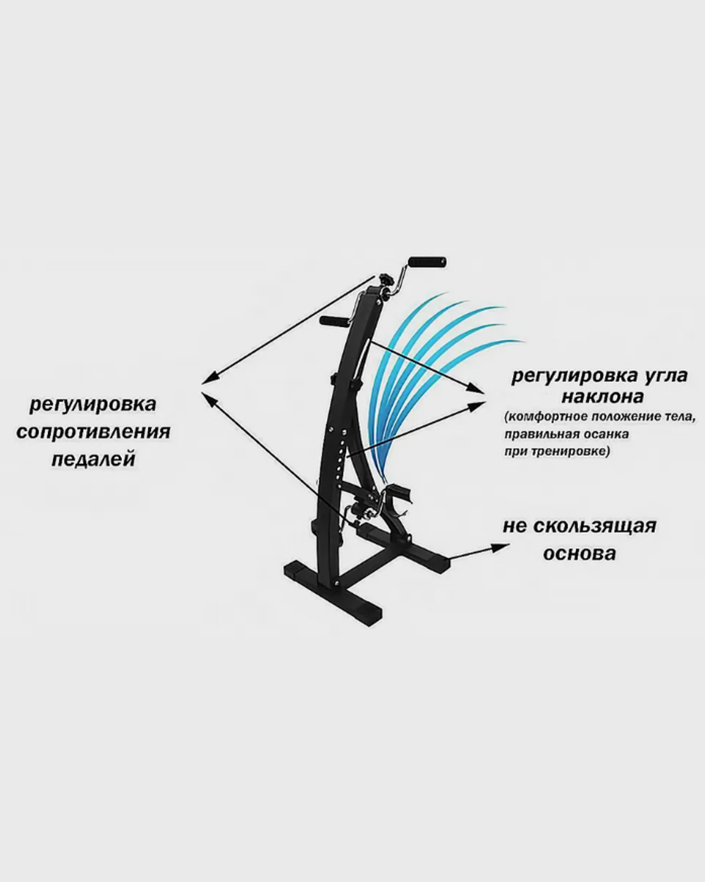 Тренажер педальный для ног и рук Дуал Байк «Dual Bike»