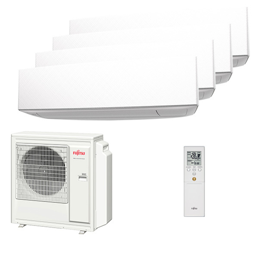 Мультисплит система на 4 комнаты Fujitsu ASYG07KETA x 4 / AOYG30KBTA4