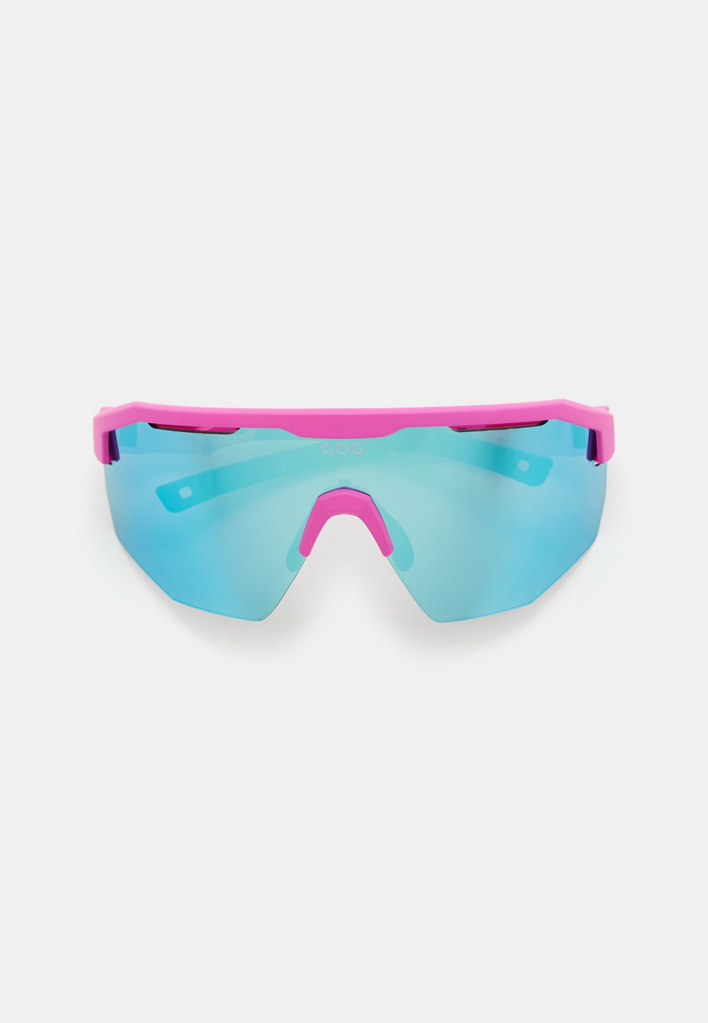Спортивные очки GOG Argo / Matt Neon Pink-Black / White-Blue Lens