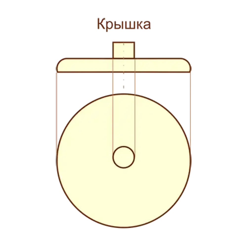 Крышка 350х115х56 шамот. Крышка 350х115х56 шамот.