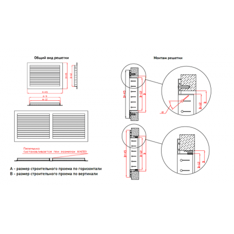 Решетка однорядная P1