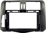 Магнитола для Toyota Land Cruiser Prado 150 2009-2013 (рамка графит) - Teyes CC3L на Android 10, 8-ядер, CarPlay, 4G SIM-слот