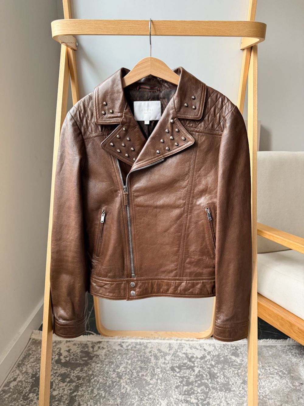 Кожаная куртка Gucci, 140