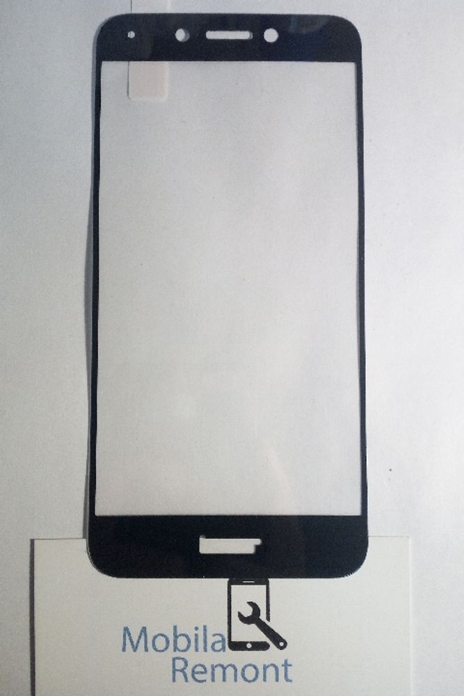 Защитное стекло &quot;С рамкой&quot; для Huawei Honor 6A Черное