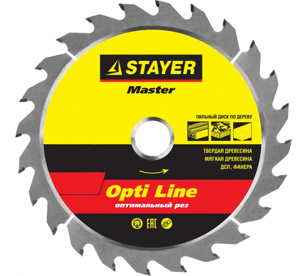 STAYER Opti Line Диск пильный по дереву 250x30/32/40Т