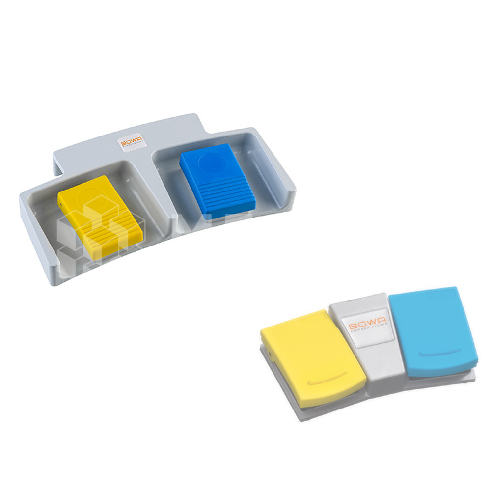 Двухпедальный ножной переключатель без кнопки и бокового упора для аппаратов BOWA ARC, ARC 303/250, кабель 4 м