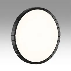 7649/DLN PALE SN 142 Светильник пластик/белый/черный LED 48Вт 3000/4000/6000К D385 IP43 CCT ATABI BLACK