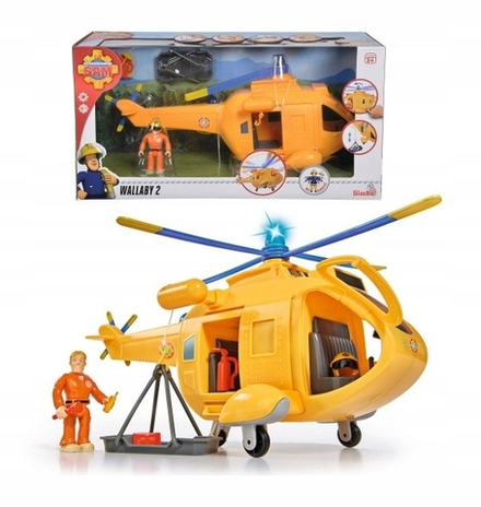Игровой набор Simba Фигурка Пожарного Сэма и вертолет 4006592007713