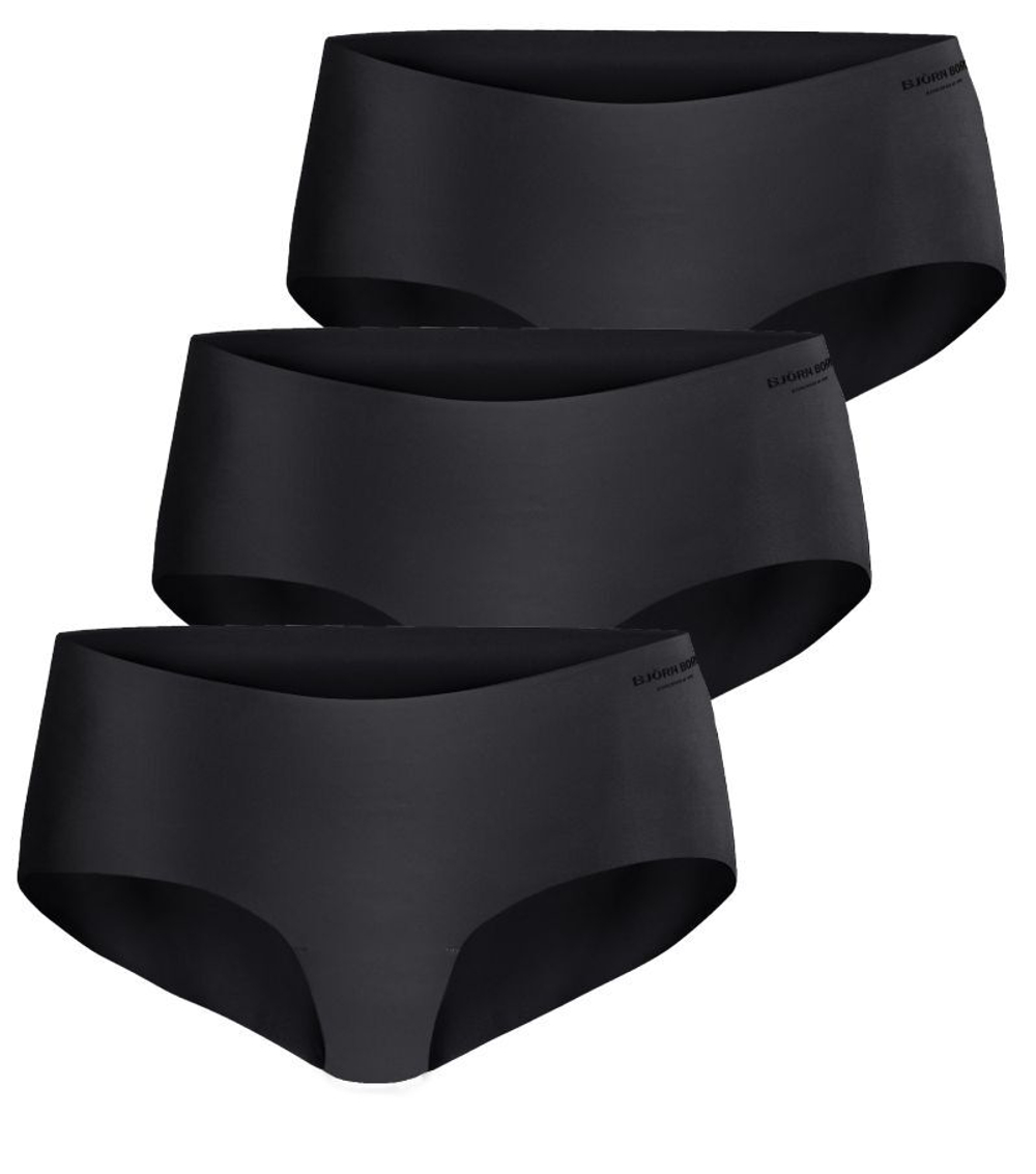 Спортивные трусы Bjorn Borg Invisible Hipster 3P - black