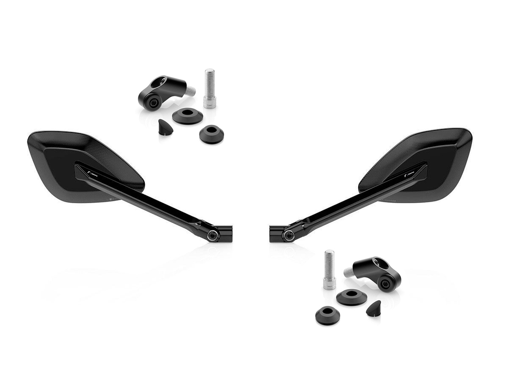 BS326 RIZOMA REAR VIEW MIRRORS BLIND SPOT W/ ADAPTERS BS736B (MTS V4/V2)