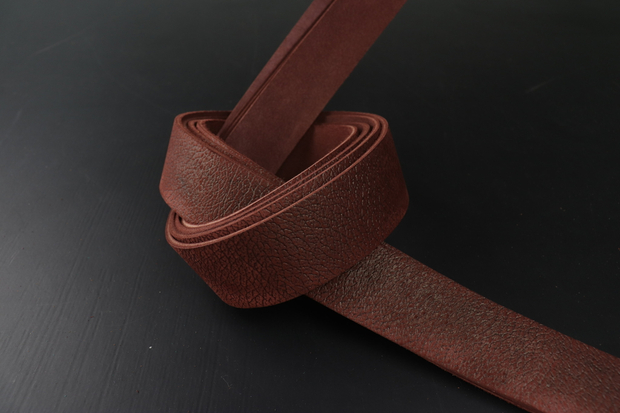 Ременная заготовка Шелк бордо + Плита Терра