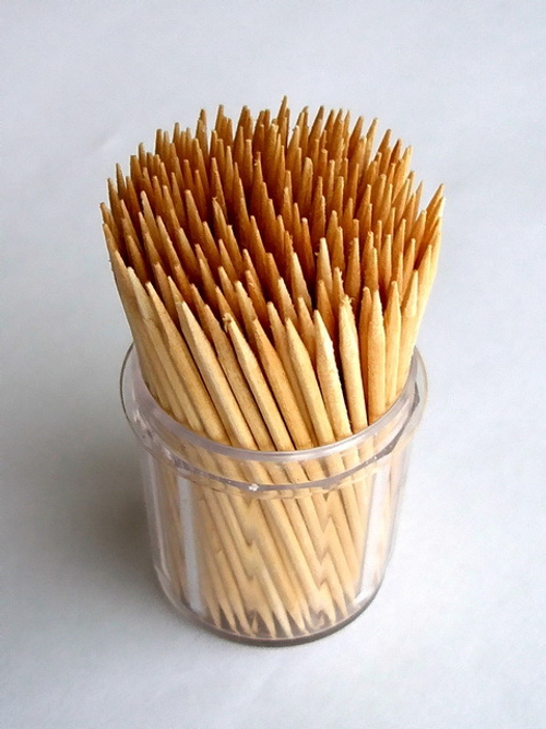 Зубочистки в банке, 200шт, 12банок/упак, 30упак/кор