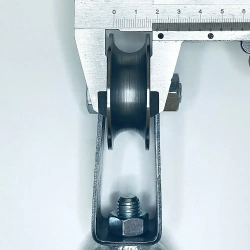 Такелажный блок ф60 для подъема грузов до 315 кг BLOK-60 шкив-ролик с подшипником и канавкой 15 мм, с рым-болтом