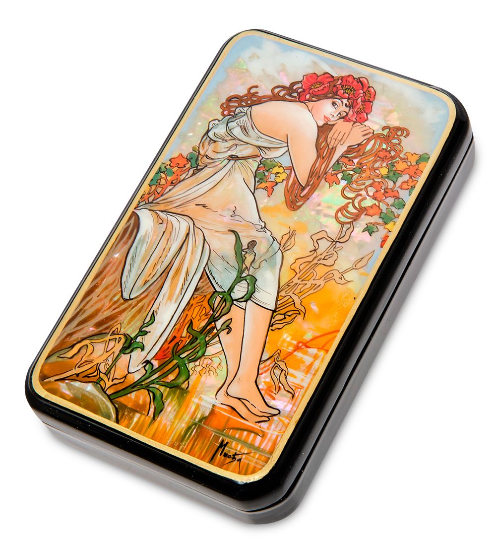 Народные промыслы ШК-55/183-C Шкатулка «Лето» исп. Маркова