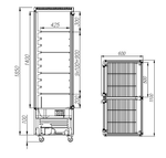 Кондитерская витрина CARBOMA R800C LATIUM (D4 VM 800-1)