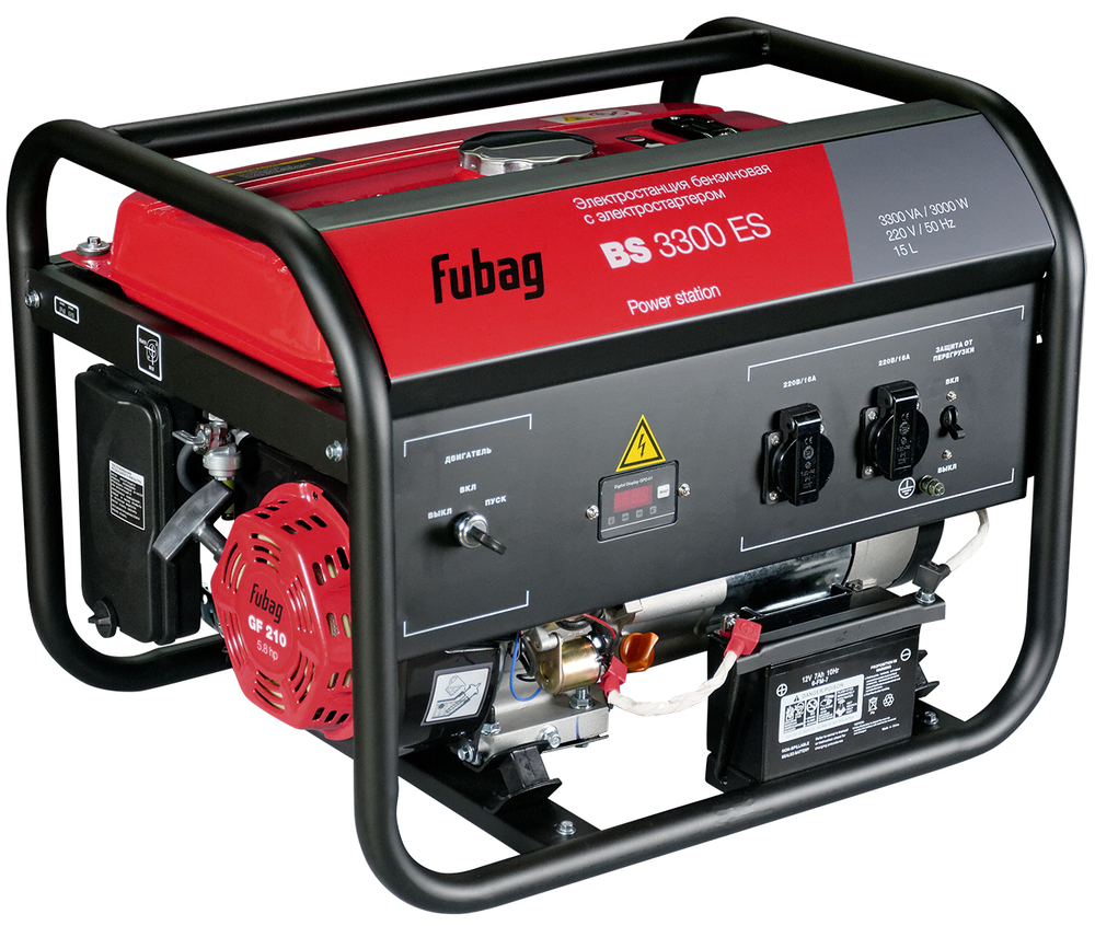 Бензиновый генератор Fubag BS 3300 ES — Фото №1 
