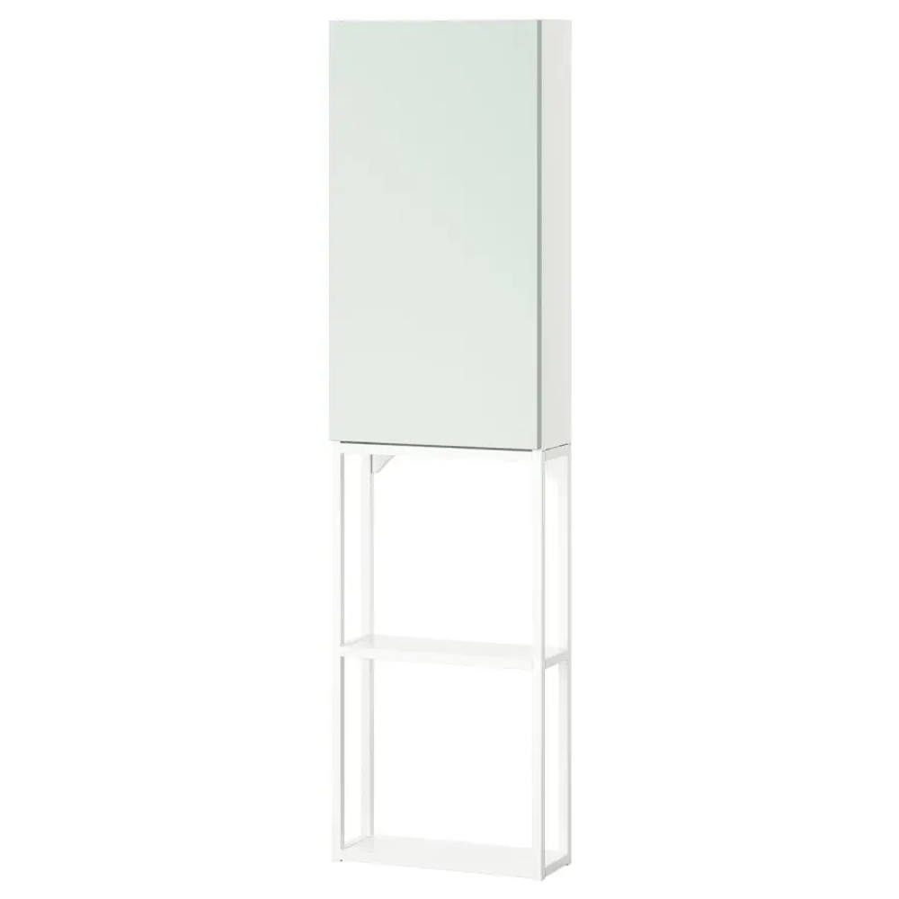 Книжный шкаф -  ENHET IKEA/ ЭНХЕТ ИКЕА, 150х40 см, белый/зеленый