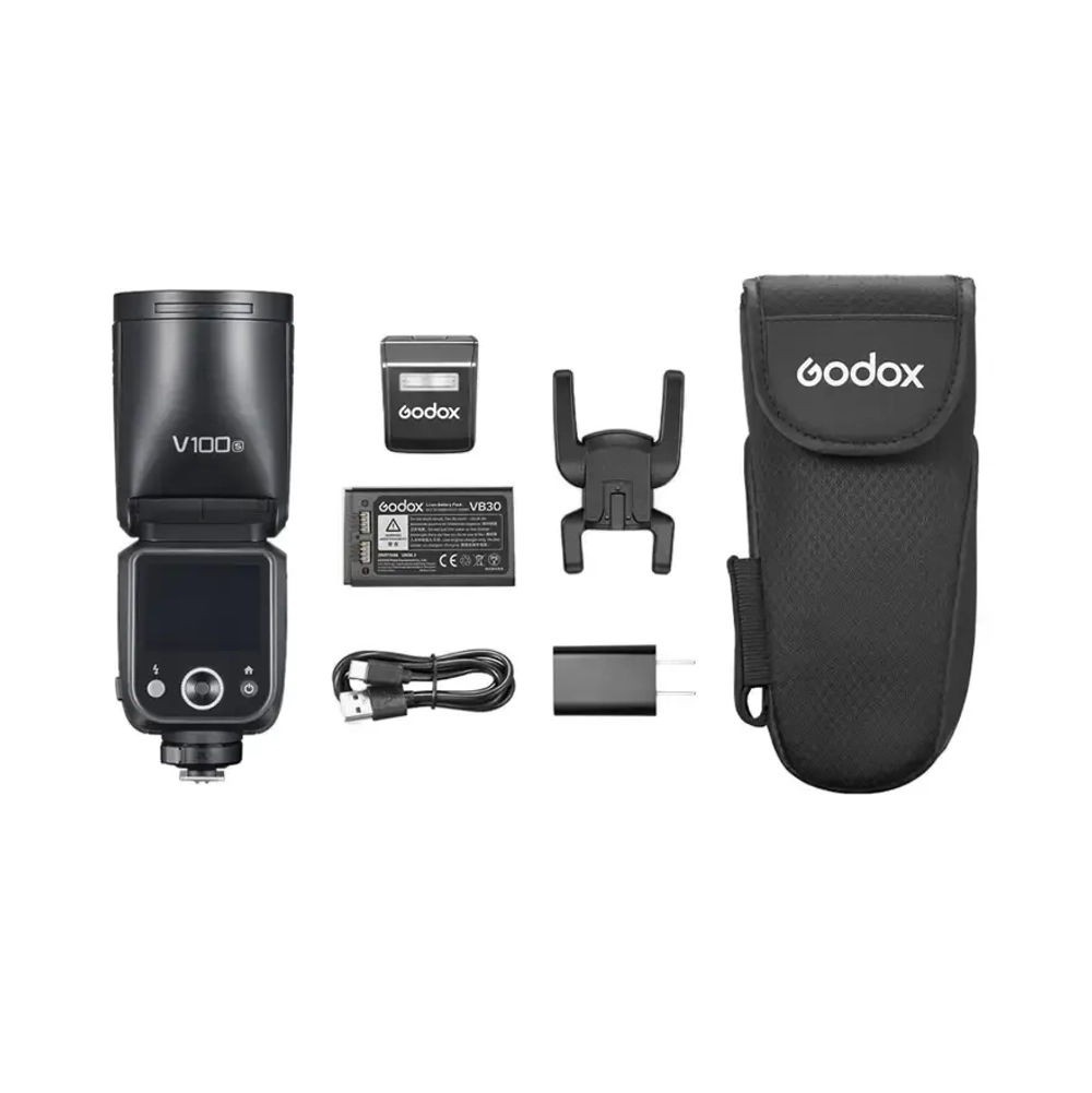 Вспышка накамерная Godox V100S TTL с круглой головкой для Sony