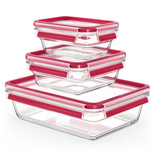 Набор контейнеров Tefal Masterseal Glass 3 предмета N1050210
