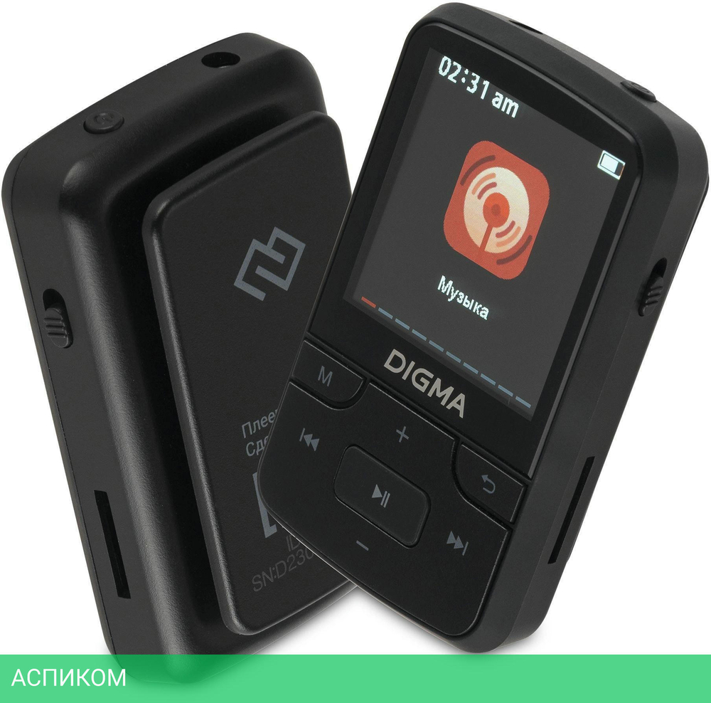 Hi-Fi плеер Digma Z5 BT 16Gb черный
