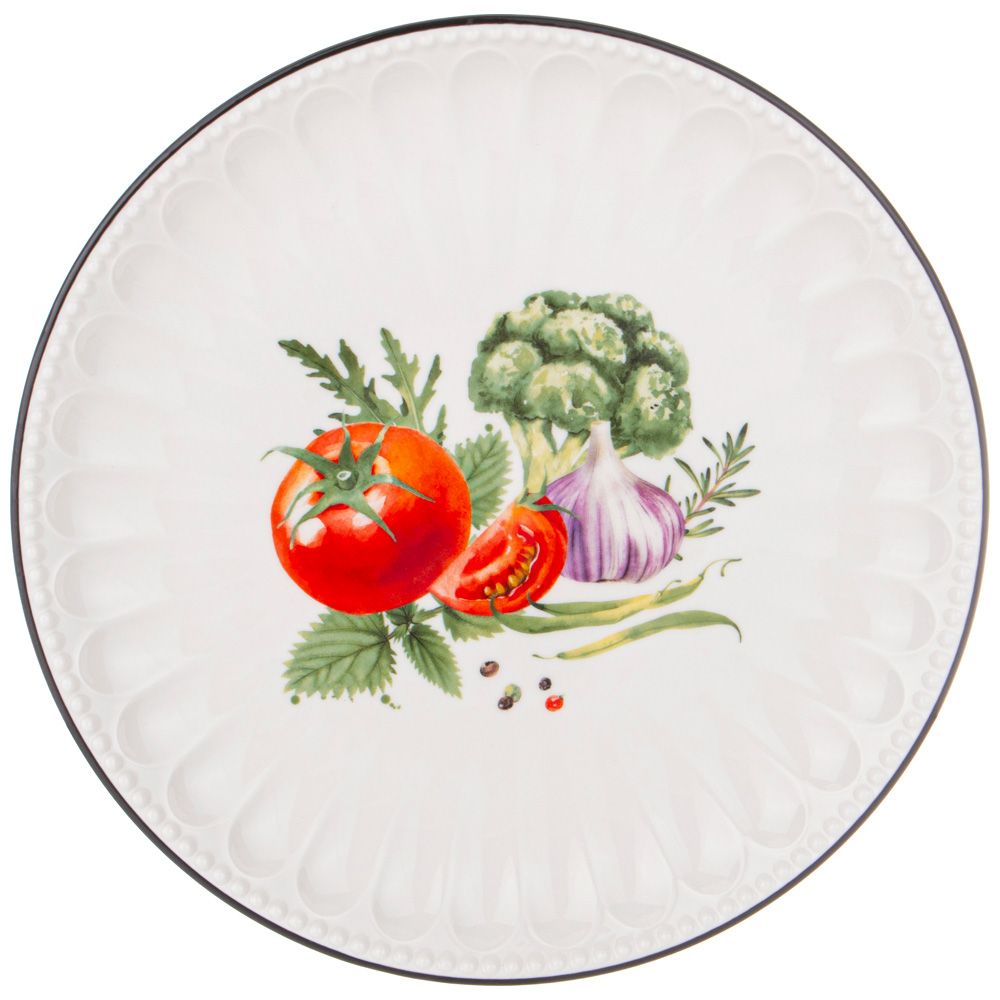 НАБОР ТАРЕЛОК ОБЕДЕННЫХ LEFARD "KITCHEN PASSIONS" 2 ШТ. 26*2,8 СМ (КОР=9НАБ.)