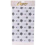 Скатерть «Серебряные звезды» 108*180 см, пвх, Серебро