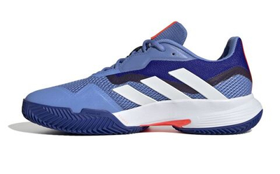 Мужские кроссовки теннисные Adidas CourtJam Control M Clay - blue fusion/cloud white/ lucid blue