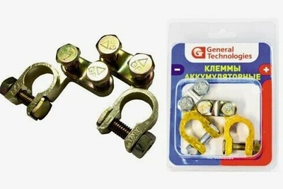 Клемма General Technologies для аккумулятора  GT-BT17 (алюм сплав) (2шт.) 14/80