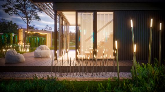 Ландшафтный светодиодный светильник Arlight KT-Canna-L1200-1W Warm3000 034164