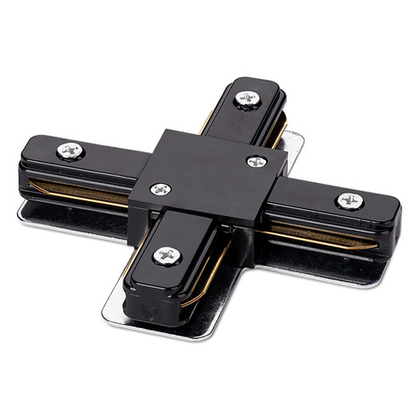 Коннектор Х-образный WTL-XC/01B черный WOLTA