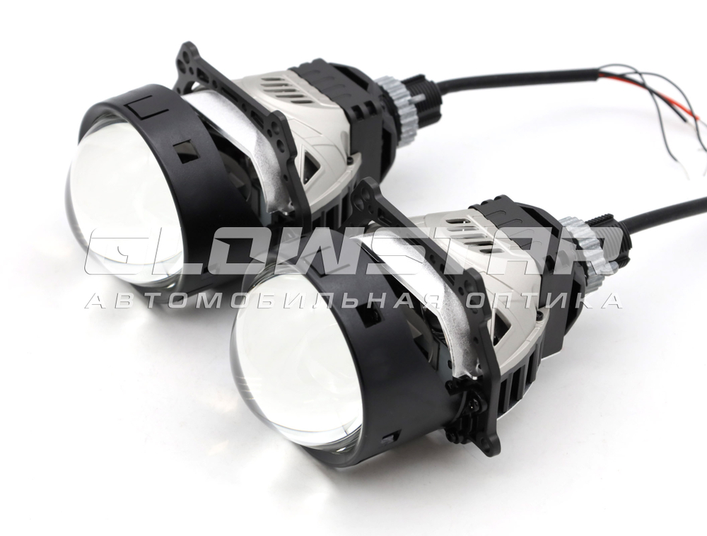 Билед модули Aozoom A11 2025 3.0 дюйма, 2 чипа, 5500K, 12V, 56W/64W, крепление 3R и съемное гаечное (комплект, 2шт)