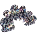 Заколка - краб для волос «AKS-EMPIRE», волна, микс 6 цветов, 8*5см