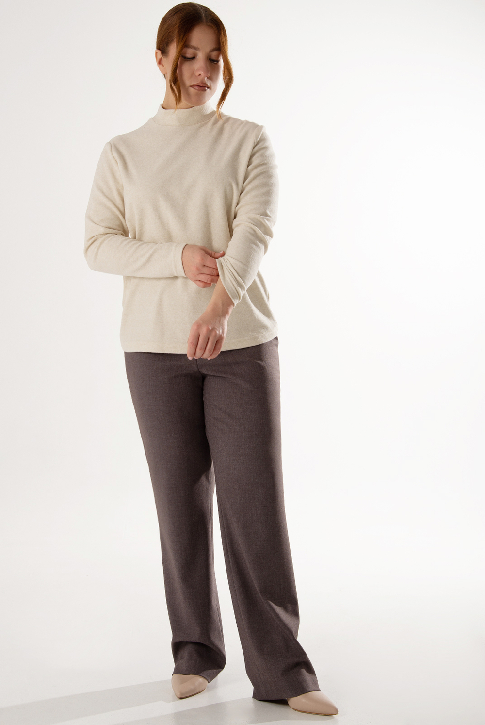 Брюки женские 4730з, Кофе #519Коф024730з