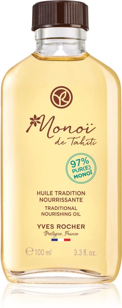Yves Rocher питательное масло для тела и волос Monoi de Tahiti