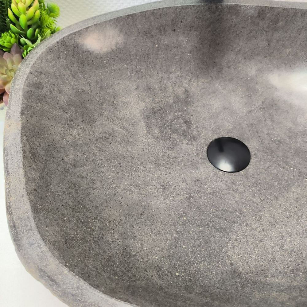 Раковина из речного камня RS-63548 (60*49*16) 0124