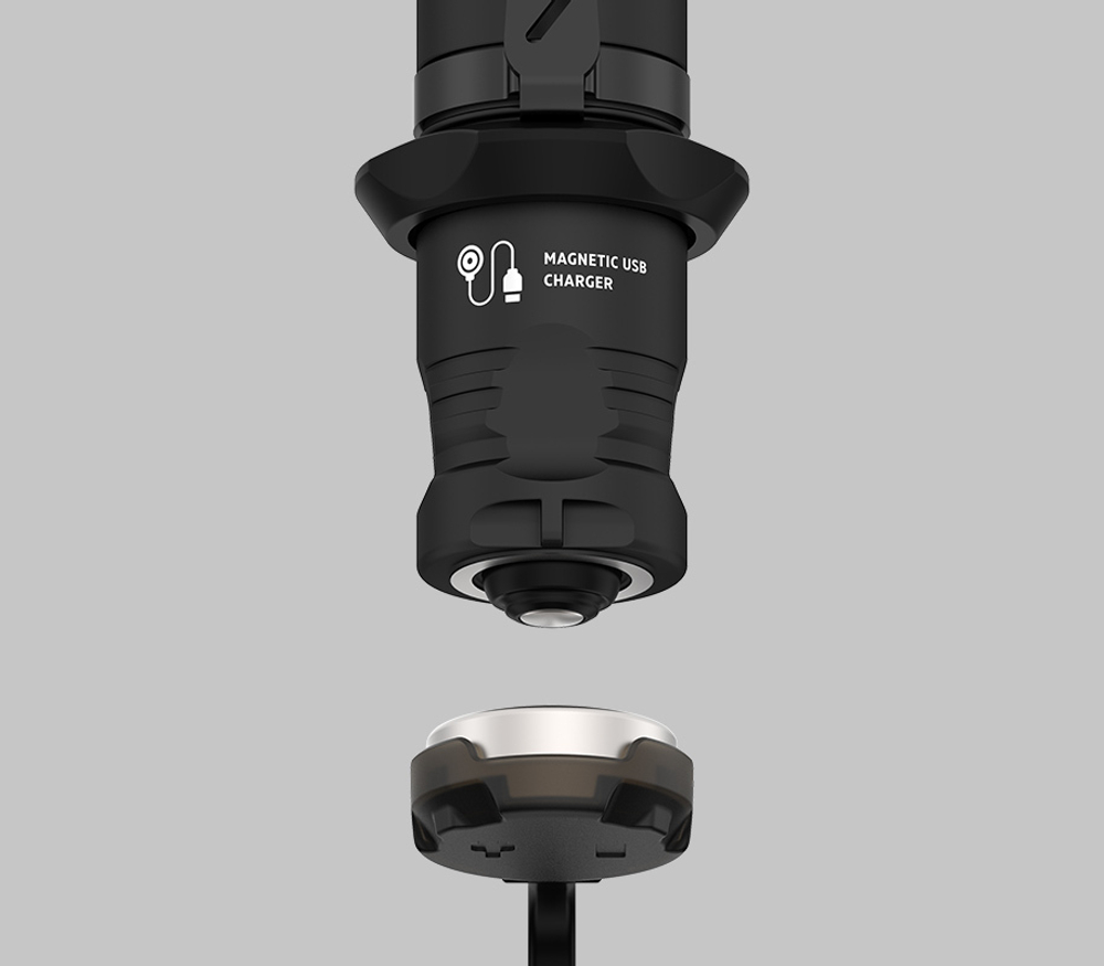 Фонарь Armytek Dobermann Pro Magnet USB White (F07501C)