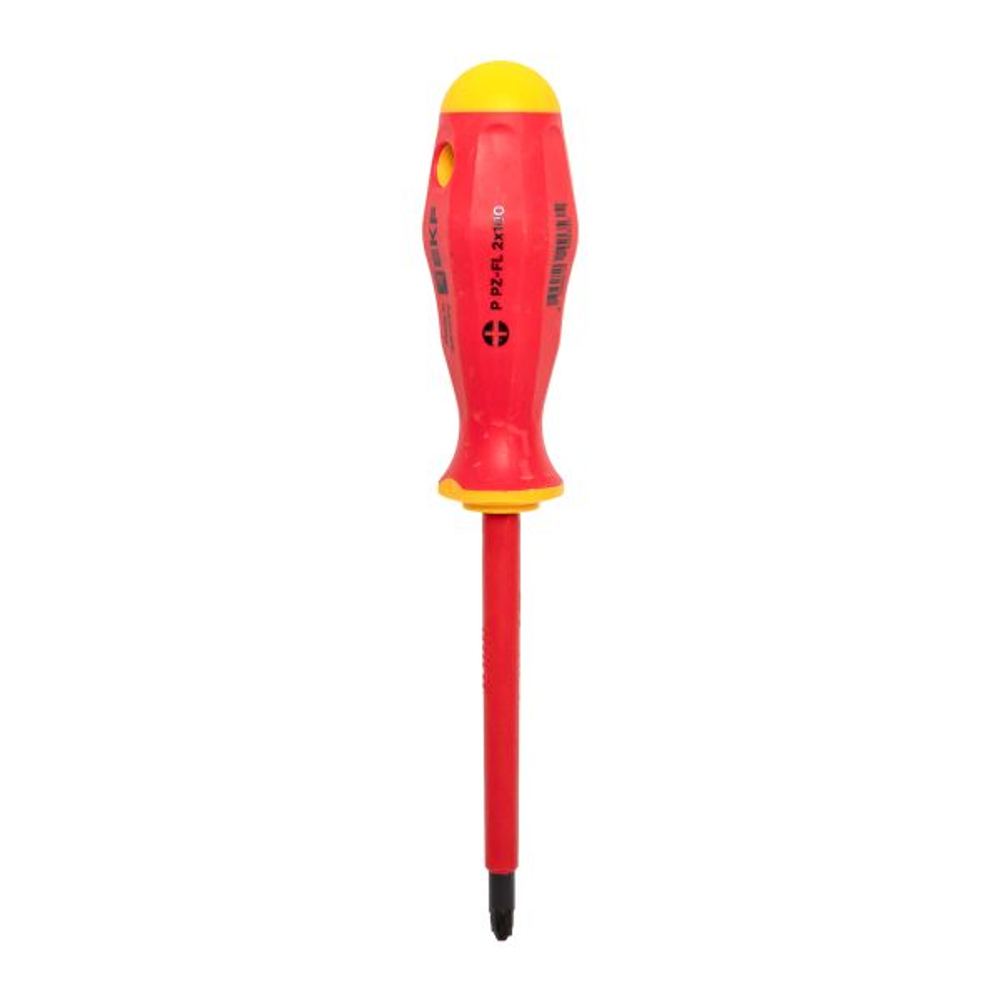 Отвертка Professional PZ-FL2x100 мм VDE 1000В EKF