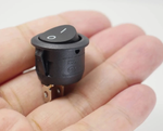 Выключатель круглый 2-pin D=14/16мм 10А-220В