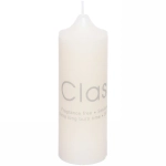 Свеча «Classic» 5*15см цвет белый ZD-103