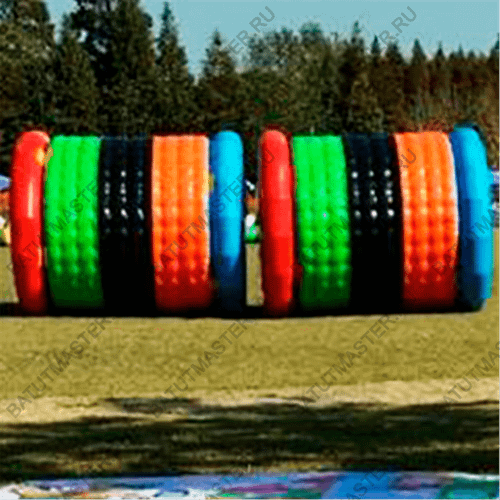 Беличье колесо «Разноцветный» ПВХ, 1,8×1,1×1,8 м