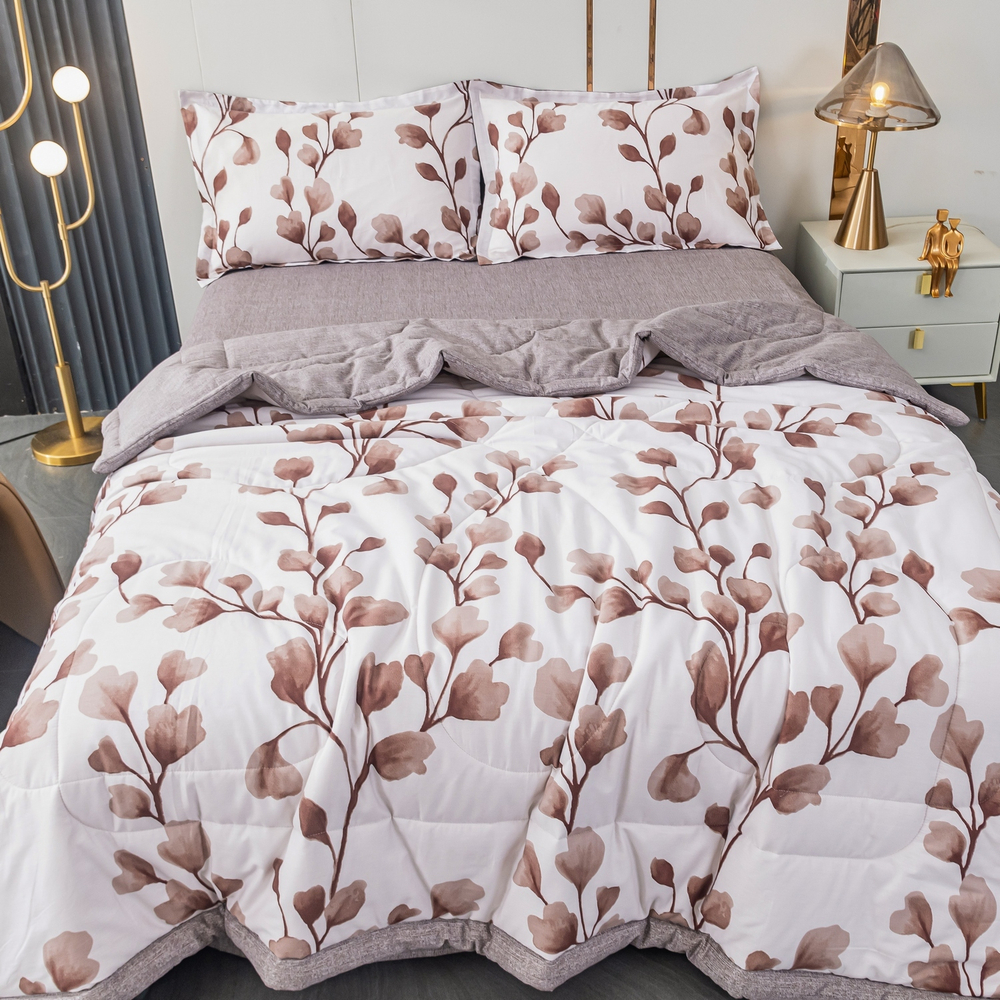 Комплект постельного белья Сатин с Одеялом 100% хлопок OB123