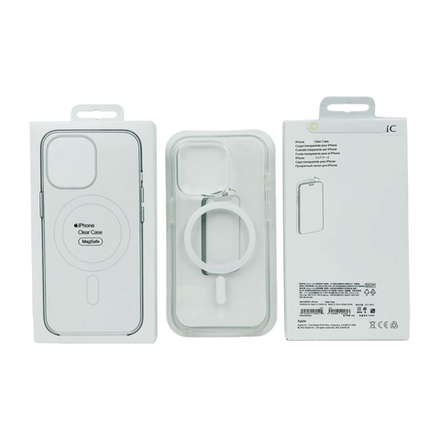 Прозрачный чехол MagSafe Clear Case с анимацией для iPhone 15