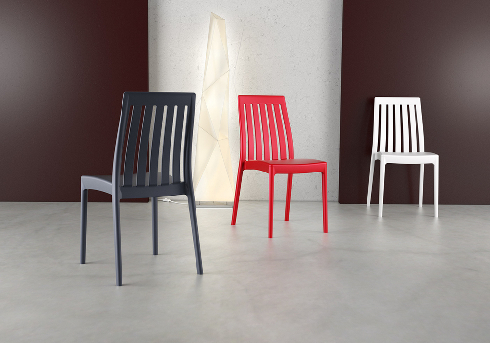 Стул пластиковый Siesta Contract Soho, белый