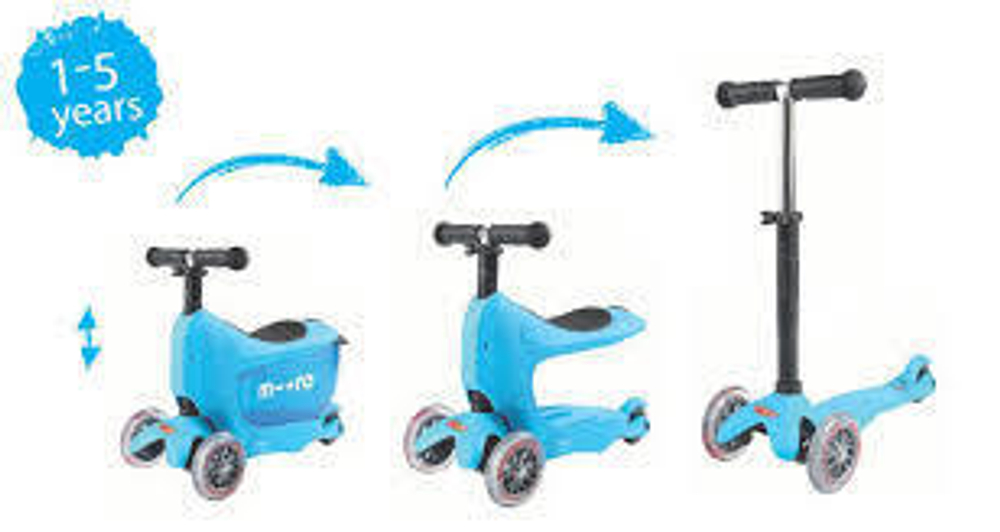 Самокат Mini2GO голубой