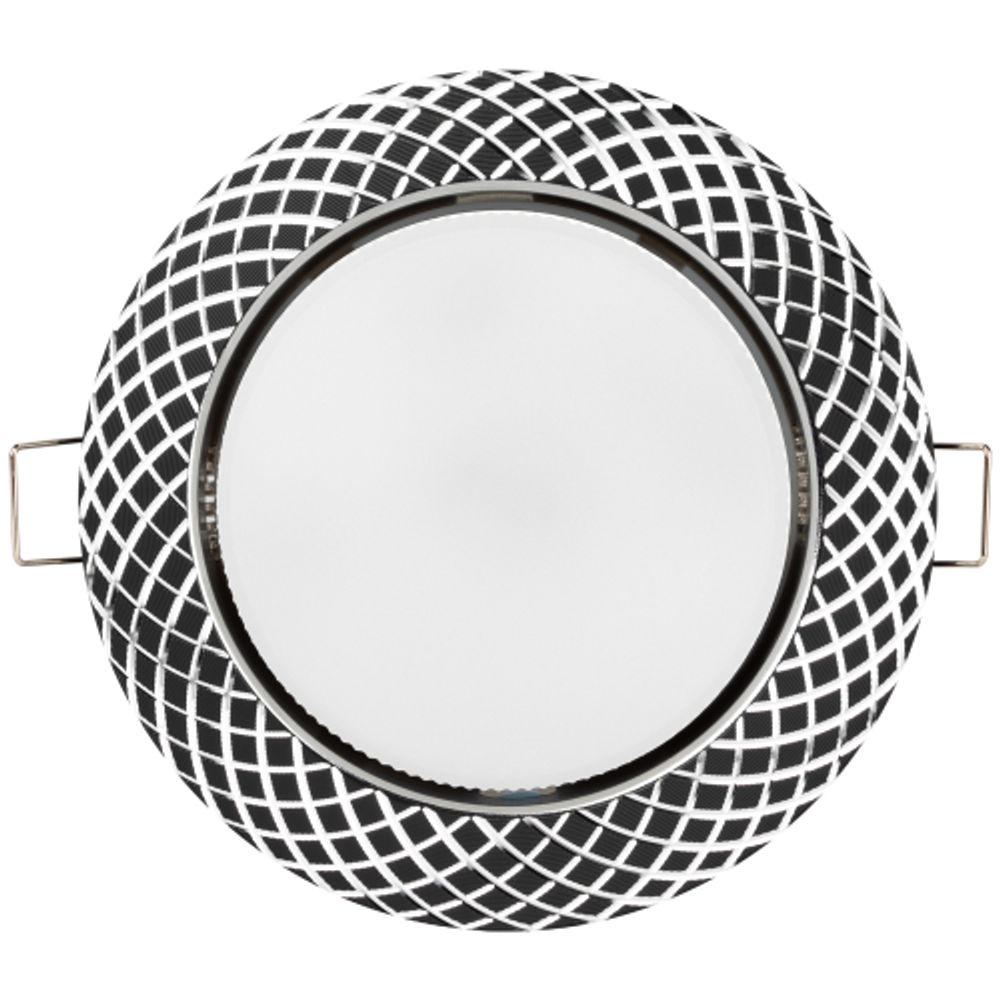 Светильник встраиваемый ЭРА KL 76 AL/BK /1 под лампу GX53 черный